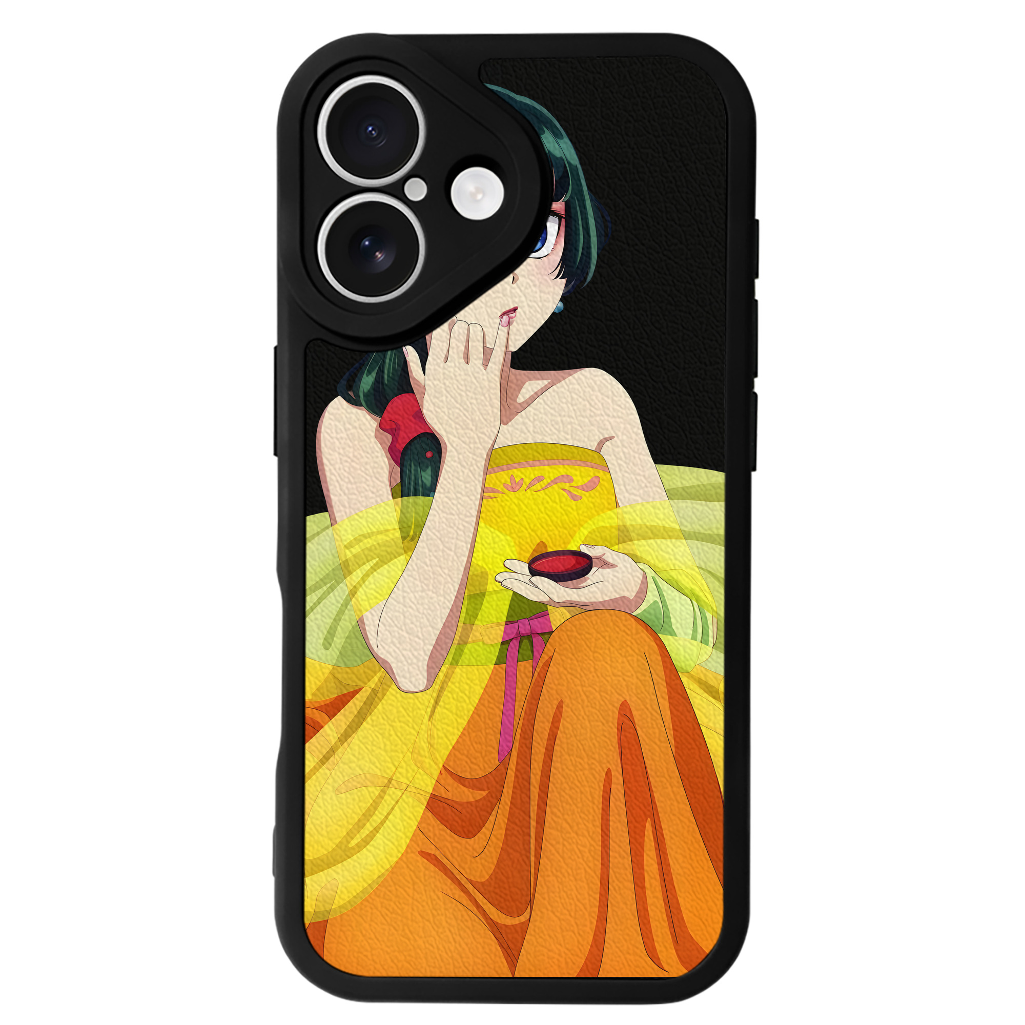 （画像用） 薬屋のひとりごと The Apothecary Diaries 【iPhone 16シリーズ対応】シリコンスマホケース（レザー調） 材質：シリコン